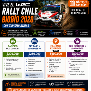 Day Pass WRC Rally ChileBiobio2026